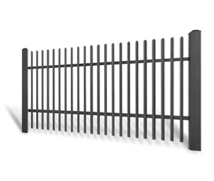 Kovaný plot Dvoukřídlá brána 3000 × 1450 mm, pozinkovaná výplň typ 58.03